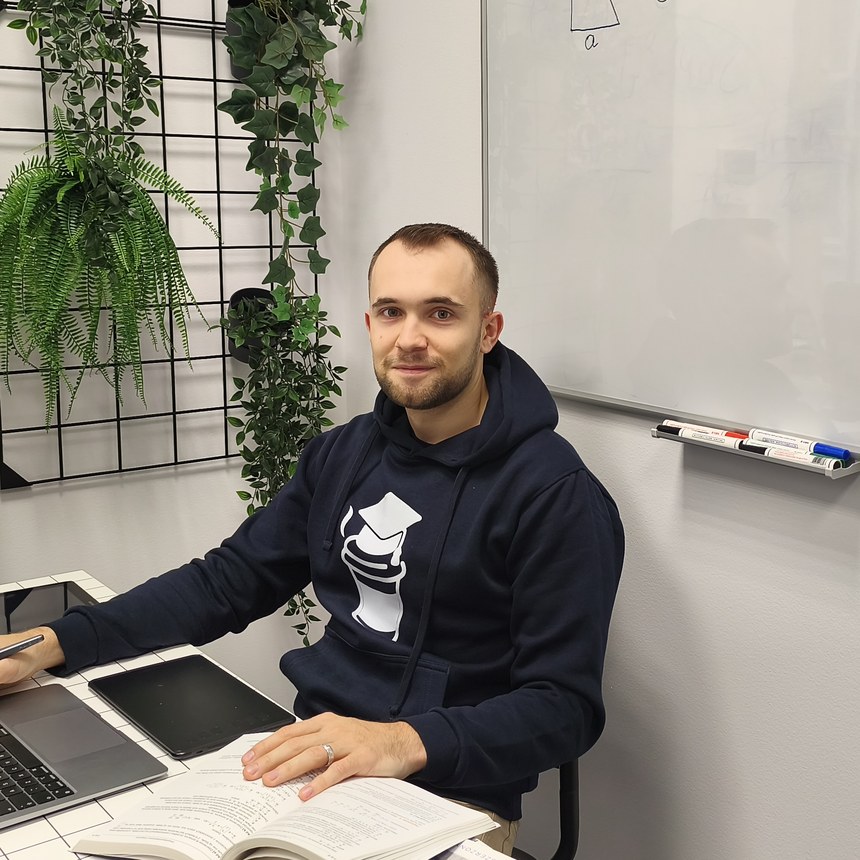 Łukasz Adamczak, korepetytor matematyki
