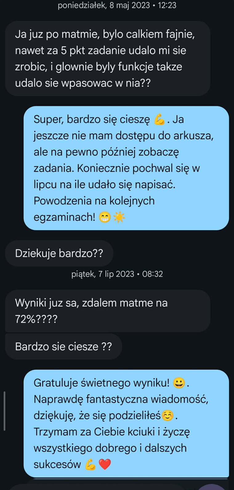 Wiadomość — Krystian